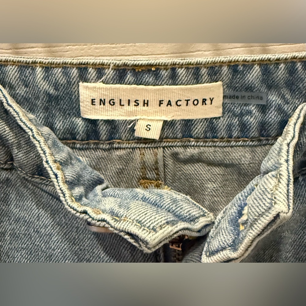 ENGLISH FACTORY Denim Mini Skirt - Picture 4 of 4